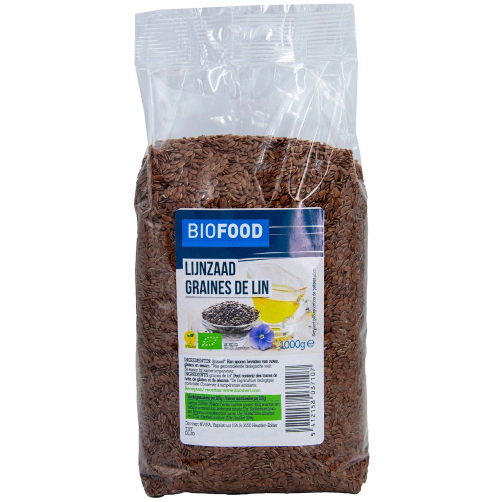 Biofood Biofood Lijnzaad Bio 1 kg