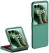 Merkloos Motorola Back Cover Geschikt voor Motorola Razr 60 Ultra | Rugged Hoesje | Beschermhoes | Dun Schokbestendige Hardcase | Shockproof | Tegen Vallen | Groen