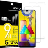 NEW'C Screen Protector voor Samsung Galaxy M21, M31, Gehard Glas | 2 Stuks, Transparant, 9H Hardheid, Krasbestendig, Zonder Bellen, HD Helder, Oleofobisch, Aanraakgevoelig