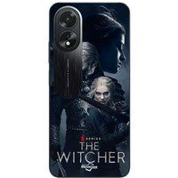 Maniacase Etui Oppo A58 the witcher geralt yennefer ciri degen