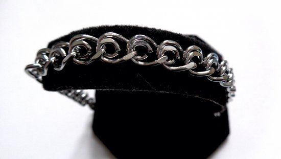 Aramat Jewels RVS Armband fantasie schakel 7,5 mm