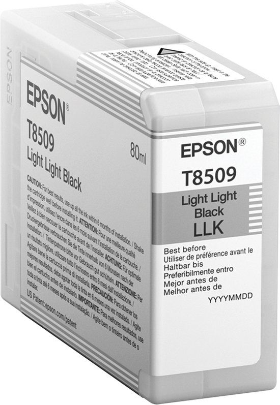 Epson T8509 - Light Light Black Ink Cartridge - 80ml - C13T850900