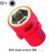 Vigor Douille 6 pans VDE 1/2 pouce 13 Longueur 55 mm