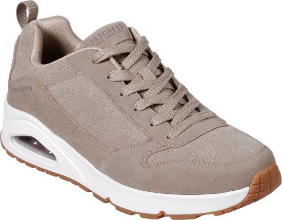 SKECHERS Uno Heren Sneakers - Bruin - Maat 43