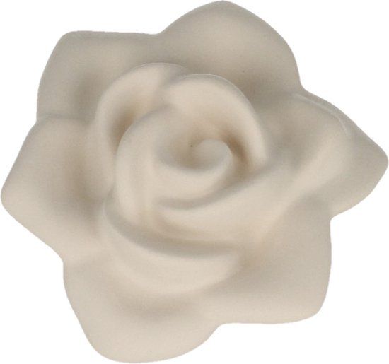 Volatile Aromasteen Roos Zonder Onderzetter - Wit