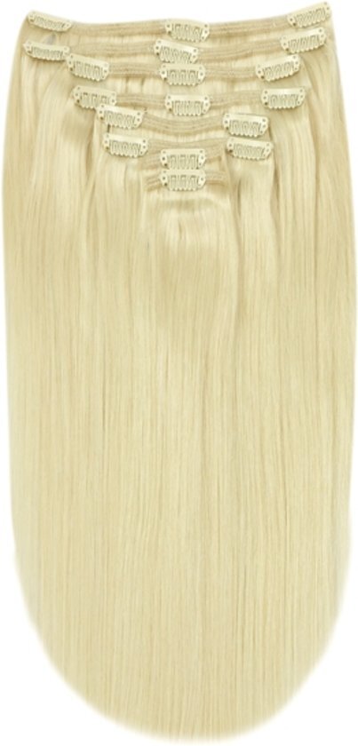 Remy hair Remy Human Hair extensions straight 16 - blond 60