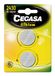 Cegasa CR2430 – pak van 2 lithium-knoopbatterijen, groen