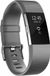 Strap-it Siliconen Smartwatch bandje - Geschikt voor Fitbit Charge 2 - Grijs - Maat S