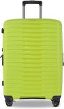 Stratic Novium 4 wielen Trolley M 65 cm met uitbreidingsplooi - Harde bagage - TSA slot - lime-green