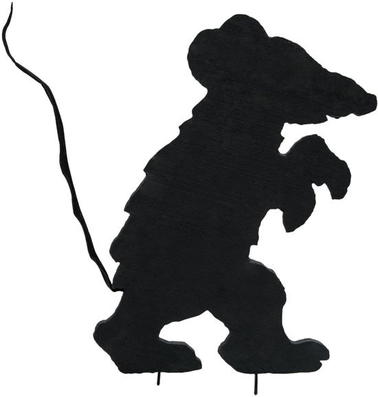 Europalms Silhouette Creepy Mouse, 56cm