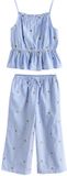 Next - Meisjes - Set van hemdje en broek - Blauw