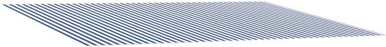 vidaXL Tissu de remplacement pour parasol bleu et blanc 400 x 200 cm