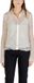 Guess Long Sleeve Button-Up Classic Collar Shirt Wo - Beige