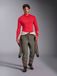 Alpinestars ZX Evo V3 Tech Layer Oberteil Rouge, Taille : M/L
