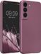 kwmobile metallic telefoonhoesje van TPU - geschikt voor Samsung Galaxy S22 - Flexible case voor smartphone - In metallic lila