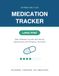 Medication Tracker: Large Print 52-Week Daily Medication Log with Refill Tracking, Appointments and Emergency Information