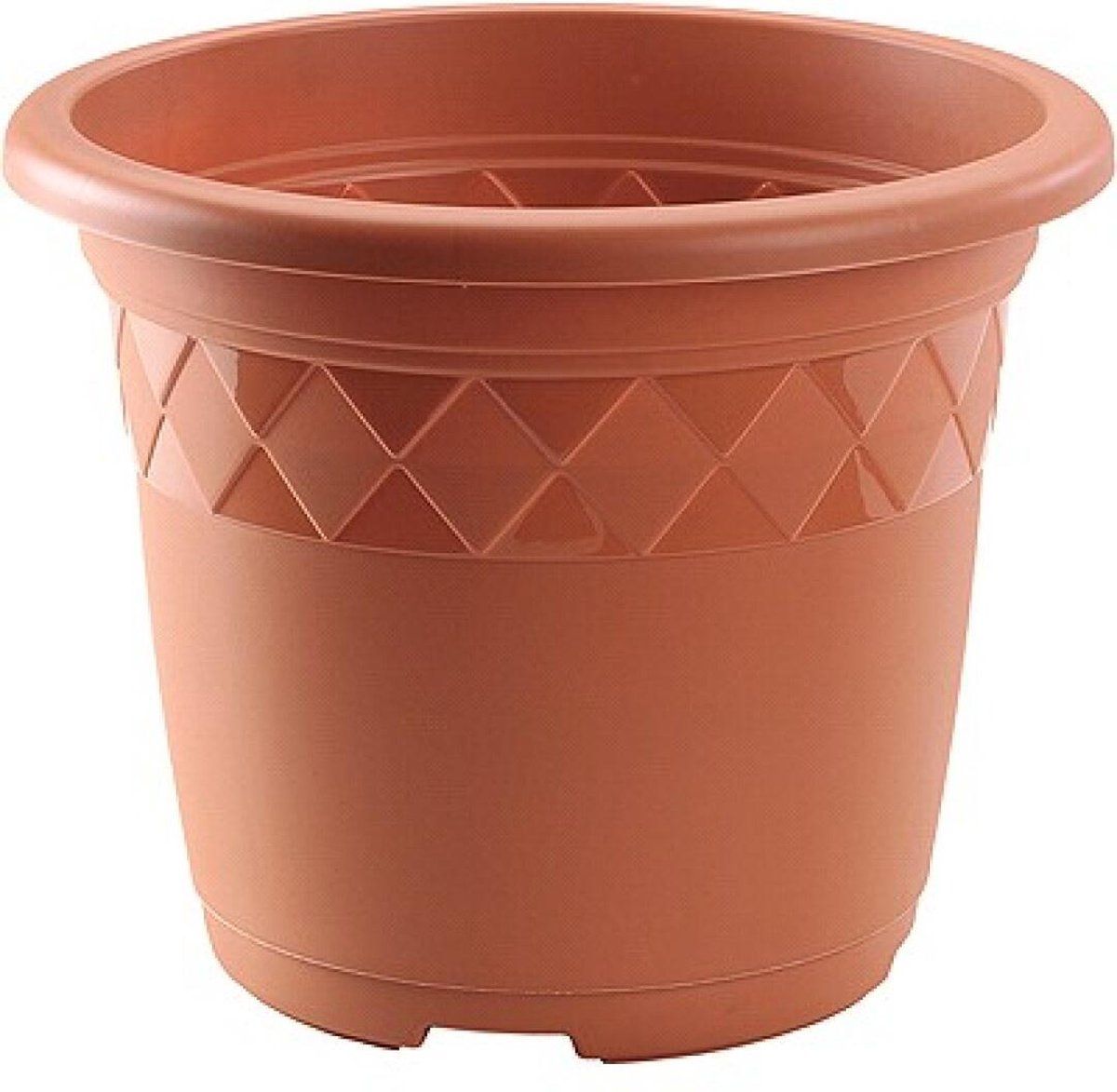 Hega Bloempot Mosaique 29 X 23,5 Cm Terracotta - Kunststof - 8429429143006