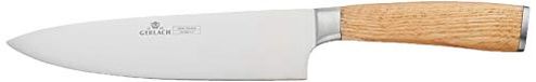 Gerlach Kitchen Knife of The Chef's 8" Natur-G02-0320M-NSZL-01PP-S2S1-01, Stainless Steel