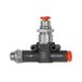 Riegler 3/2-wegventiel, pneumatisch »lineonline«, NC, schroefdraad - slang, G 1/8, voor slang Ø 8 mm, werkdruk max. 10 bar.