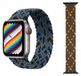 Wigento Apple Nylon horlogeband, vervanging voor Apple Watch Series 9, 8, 7, 41mm / 6, SE, 5, 4, 40mm / 3, 2, 1, 38mm