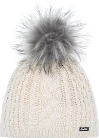 Eisbar Afra Lux Muts Dames Wit Merino Wol One Size