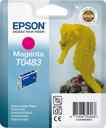 Epson Seahorse inktpatroon Magenta T0483 single pack / magenta