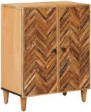 vidaXL Opbergkasten Bruin 60 x 33,5 x 75 cm Massief Mango Hout