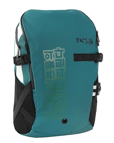 Squid Game URBAN BACKPACK TEAL GROEN, Groen, Eén maat, Casual