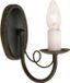 Steady Lighting Landelijke Wandlamp - Metaal - Zwart - E14