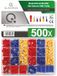 Quadrios Assortiment kabelschoenen 0.5 mm² - 2.5 mm² Rood, Blauw, Geel