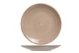 Cosy&Trendy 095040 Bord Rond Keramisch Bruin 22 cm