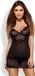 Obsessive Chemise + G-string Alluria - 5901688212936