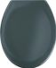 Ottana Premium Thermoset Plastic Toilet Seat, Dark Grey