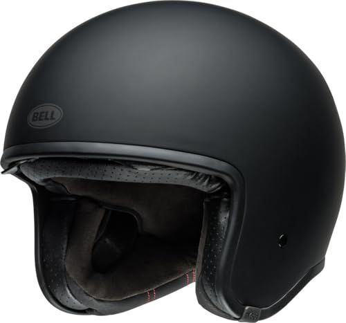 Bell TX-501 Solid ECE-helm, open ontwerp, moderne kenmerken, geïnspireerd op historische 500-TX, geventileerd voor comfort, bescherming voor MX en off-road rijden, kleur: mat zwart, maat: XS