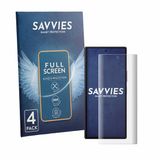 Savvies - Screenprotector voor Samsung Galaxy Z Fold 8 Ultra - Folie Beschermfolie transparant volledig dekking 4 Stuks
