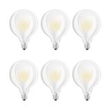 Osram 6 x LED Filament Retrofit Classic Globe G95 6,5W = 60W E27 matt 806lm Neutralweiß 4000K