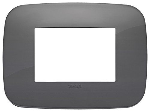 Vimar Placca Arkè Round 3 Moduli Tecnopolimero Grigio 19683.82