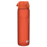 ION8 1 Liter Waterfles, Lekvrij, Flip-top Deksel, Draaghandvat, Snelle Vloeistofstroom, Vaatwasmachinebestendig, BPA-vrij, Gevormde Grip, Ideaal voor Sport en Gym, Koolstofneutraal, 32 oz, Oranje