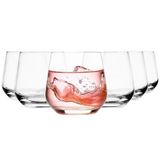 Glasmark Krosno Glazen Set 0,31 Liter Cocktailglazen Cocktail Drinkglazen Waterglazen Vaatwasserbestendig Kinderglazen Glasses Kleine Sapgazen 6 X 310 Ml