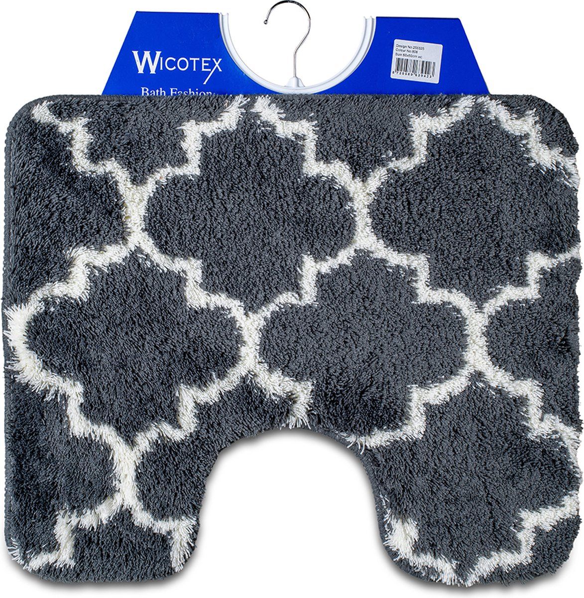 wicotex Toiletmat Marseille antraciet 50x60cm