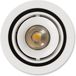 KS Verlichting - Bjorn - 1 lichts - inbouwspot - wit - rond - GU10 - aluminium - richtbaar