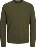 JACK & JONES JJREBEL - JREBCALLUM KNIT CREW NECK NOOS Heren Gebreide Truien Forest Night M