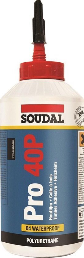 Houtlijm  Soudal Super Pro 40 P Pu             750Gr