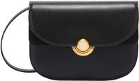 FURLA Leren Schoudertas Sfera Crossbody Round Nero Zwart