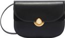 FURLA Leren Schoudertas Sfera Crossbody Round Nero Zwart