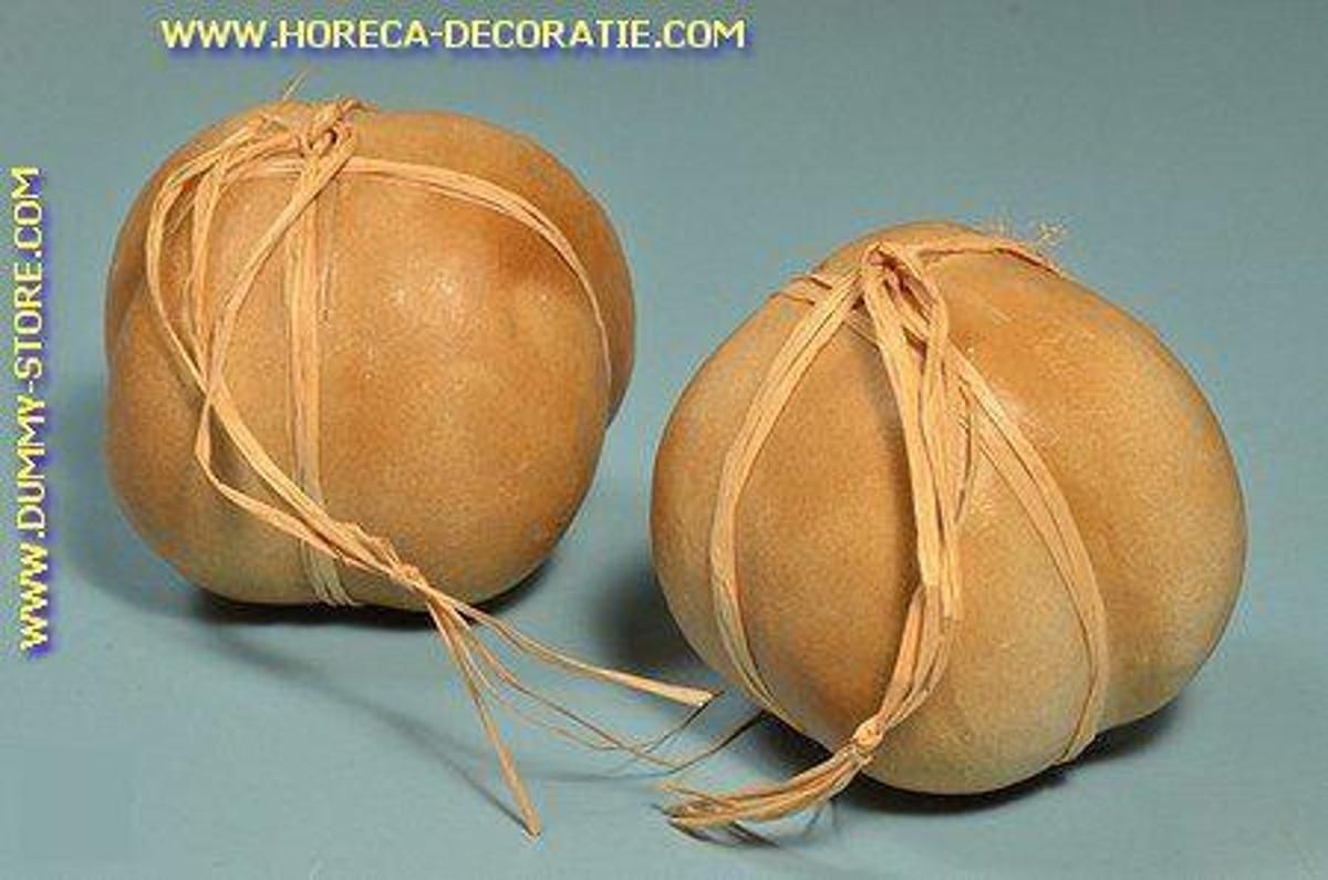 Horeca-decoratie.com Caciocavallo gerookt 2x Italië - Ø130 mm - Kaasdummy
