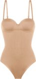 Dorina Body sculptante - Body pour femme - Sans couture - Sublime Sculpt - Bonnets légèrement rembourrés - Bretelles réglables - 85B - Noir