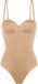 Dorina Body sculptante - Body pour femme - Sans couture - Sublime Sculpt - Bonnets légèrement rembourrés - Bretelles réglables - 85B - Noir
