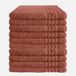Byrklund Serviette de bain - Lot de 10 - Qualité hôtel - 100% Coton (BCI) - 500 g/m² - 70x140 cm - Terra