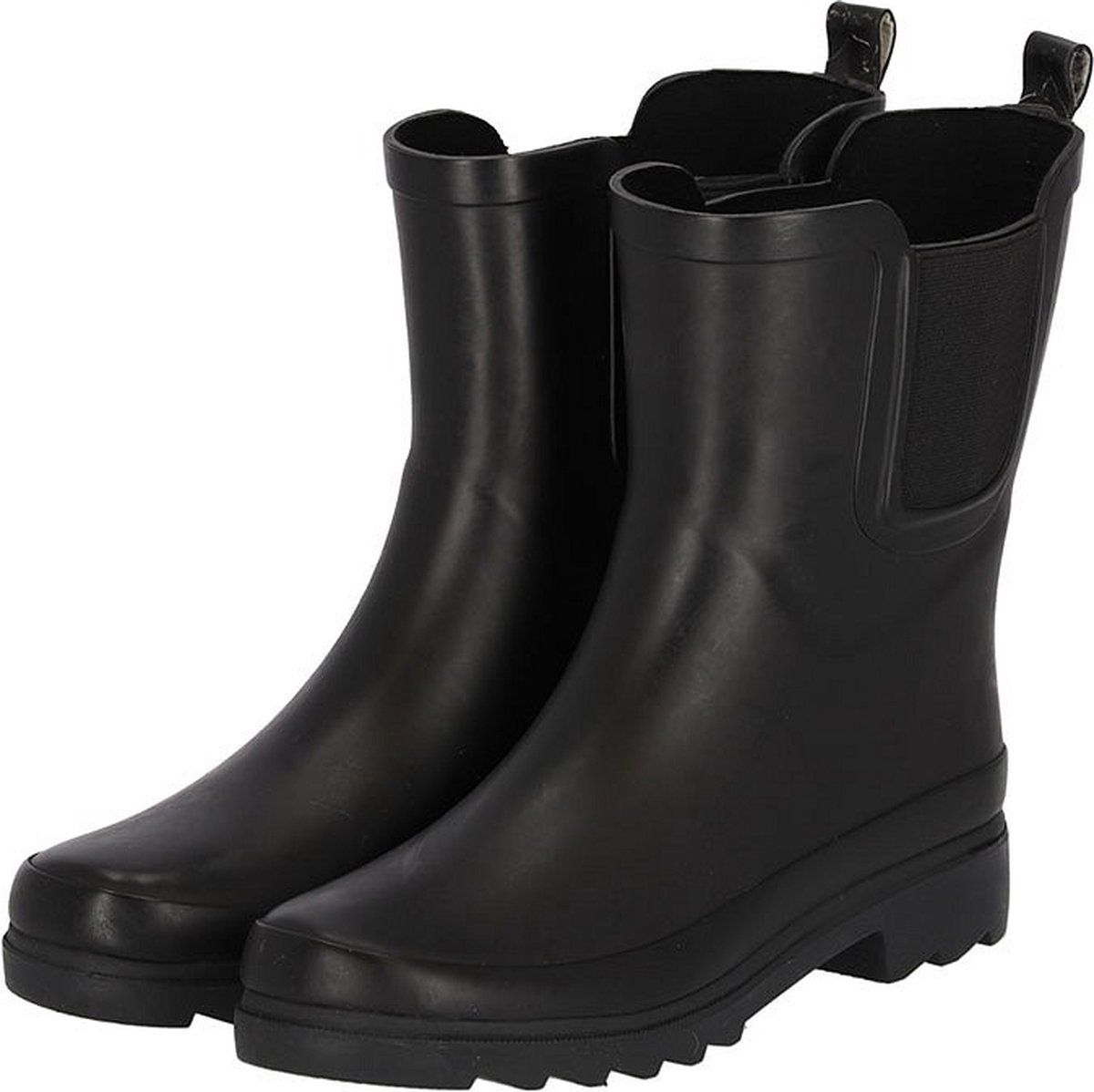 XQ Footwear XQ Regenlaarzen Dames Chelsea Zwart Maat 39 Rubber
